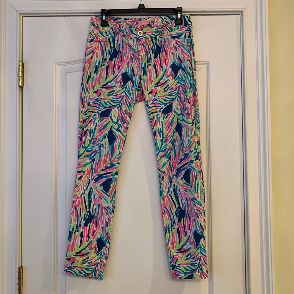 Lilly Pulitzer Kelly Textured Pants, size 4